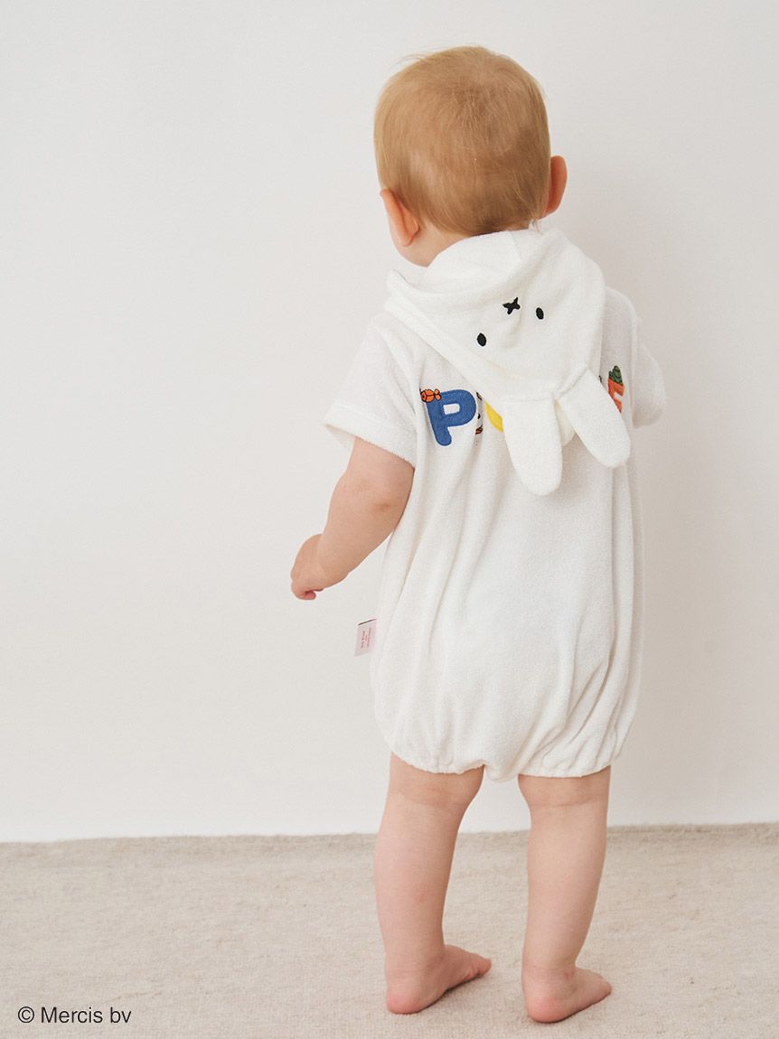 Dick Bruna】【BABY】miffy パイルロンパース(ロンパース