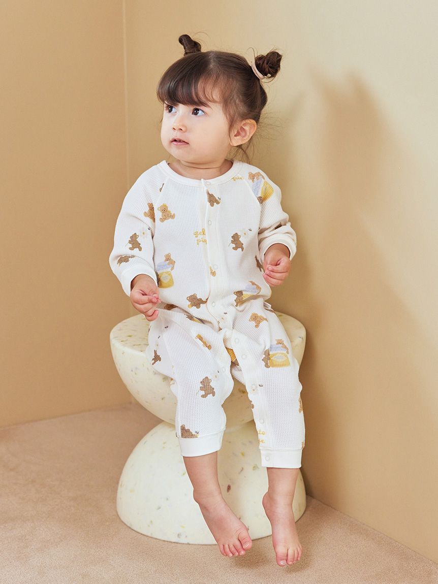 ジェラートピケ　ベアジャガード babyロンパース　ベビー 赤ちゃん　くま　70 ジェラートピケ ベアジャガード babyロンパース ベビー 赤ちゃん