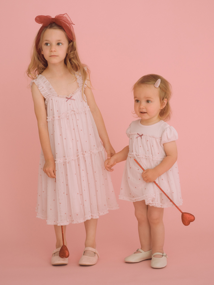 【Fashion Kids❤️】ジェラートピケ❤︎モダールリボンドレス ジェラート ピケ キッズ＆ベビー GELATO PIQUE KIDS & BABY