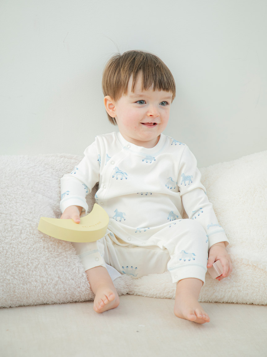 BABY】ポニー柄ロンパース(ロンパース)｜ルームウェア・パジャマ通販の