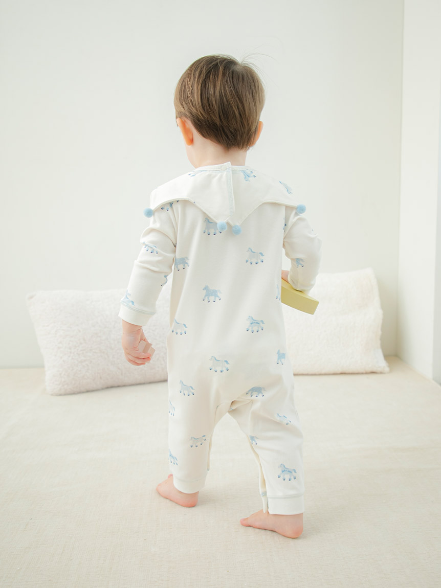 BABY】ポニー柄ロンパース(ロンパース)｜ルームウェア・パジャマ通販の