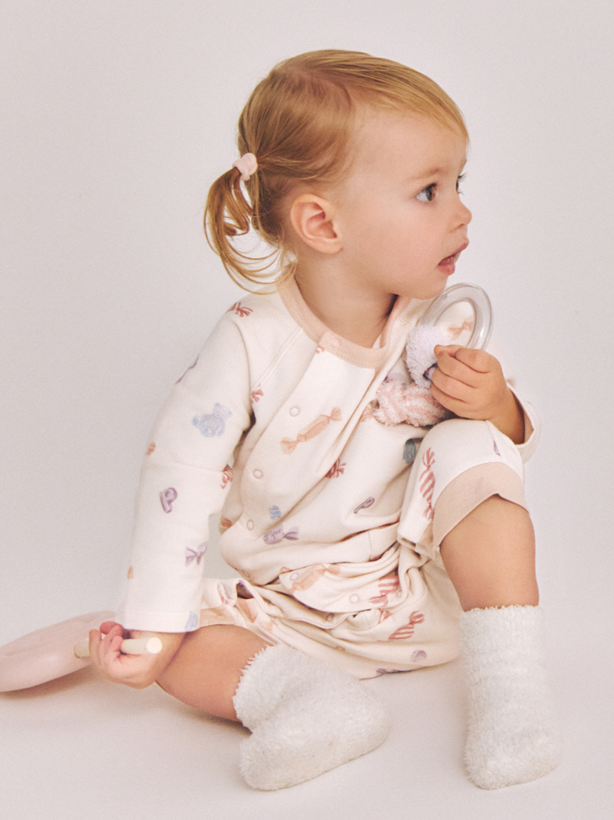 BABY】キャンディ柄ロンパース(ロンパース)｜ルームウェア・パジャマ