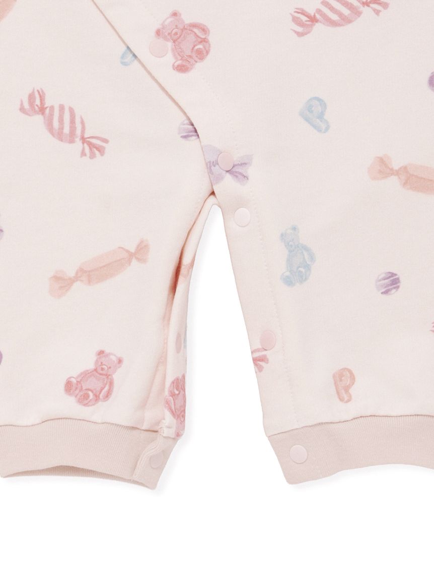 BABY】新生児キャンディ柄2WAYオール(新生児 (50cm))｜ルーム