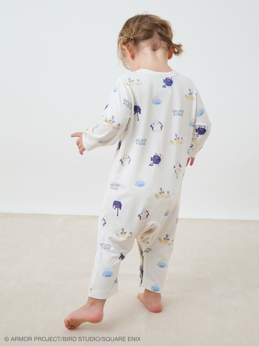 【ドラゴンクエスト】アソートモンスター総柄ロンパース　80サイズ　2種セット ドラゴンクエスト】【ベビー】アソートモンスター総柄ロンパース