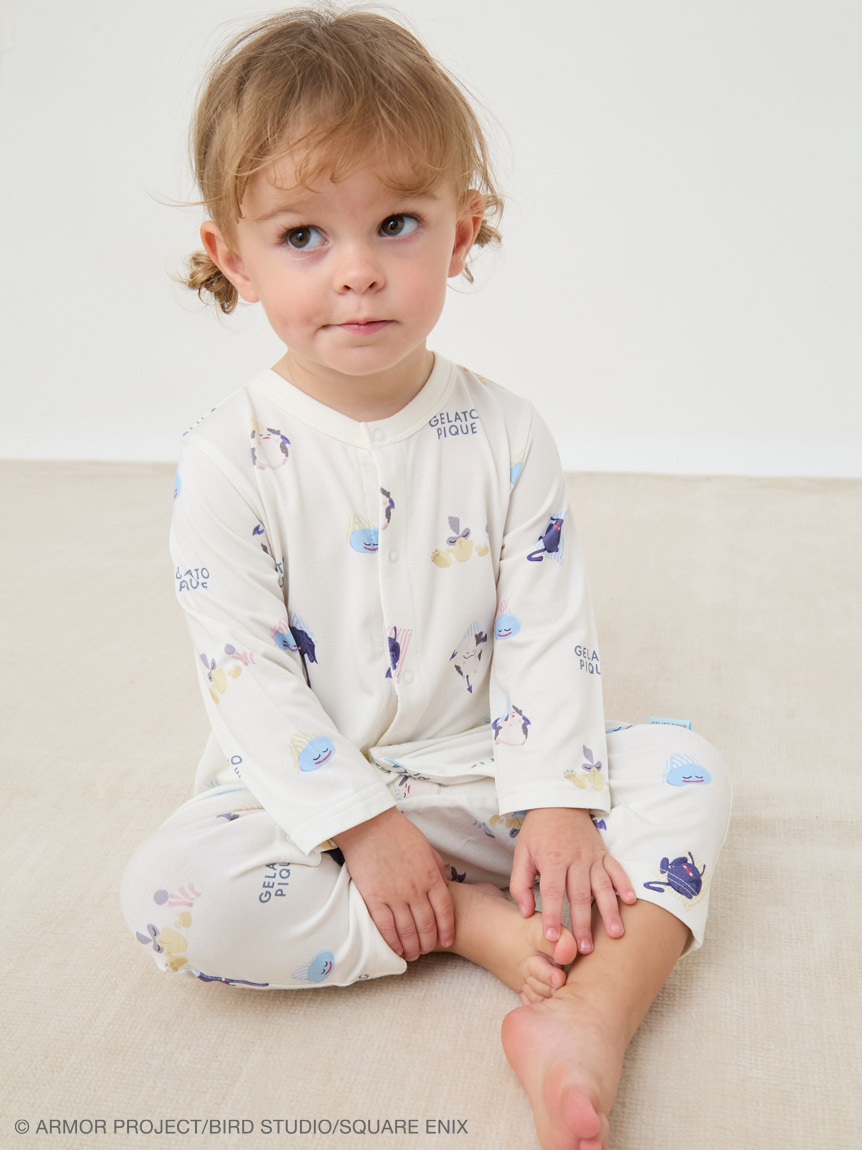 【ドラゴンクエスト】アソートモンスター総柄ロンパース　80サイズ　2種セット ドラゴンクエスト】【ベビー】アソートモンスター総柄ロンパース