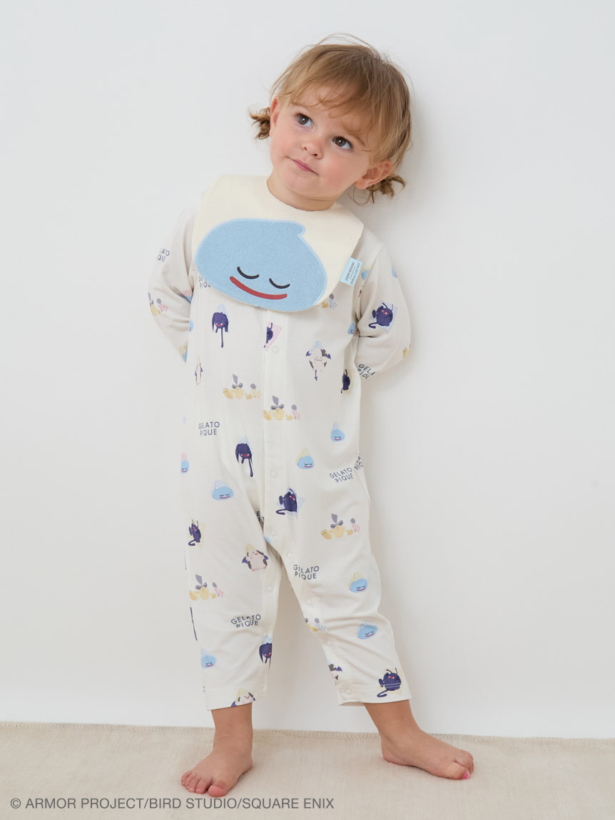 ドラゴンクエスト】【ベビー】アソートモンスター総柄ロンパース