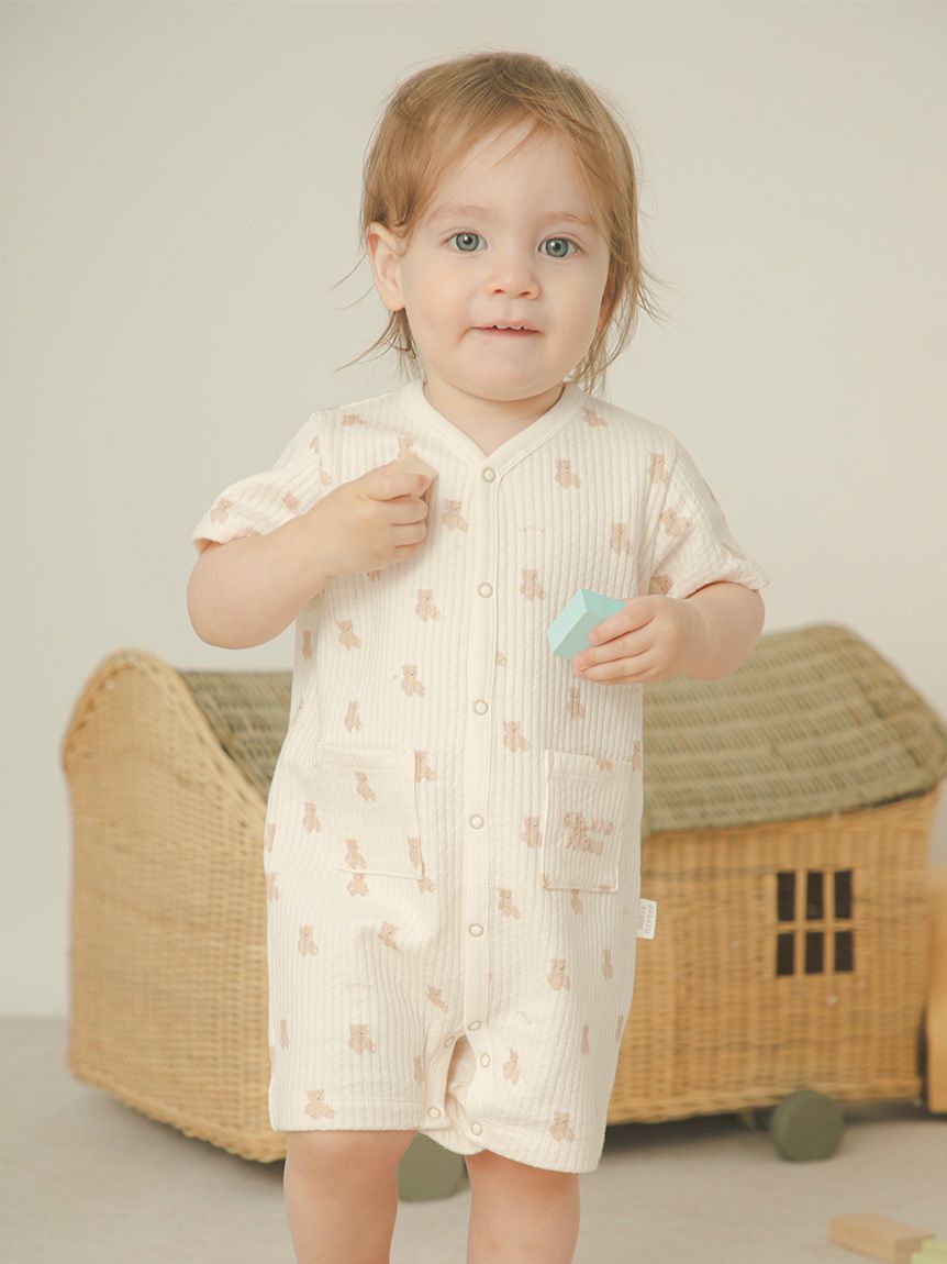 gelato pique｜【BABY】リボン柄ロンパース | Rakuten Fashion