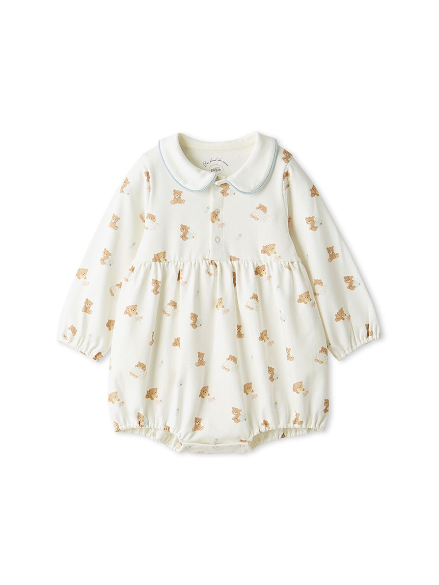 新品タグ付き  ジェラートピケ  ベア ロンパース BABY】ベビーベアロンパース(ロンパース)｜ルームウェア