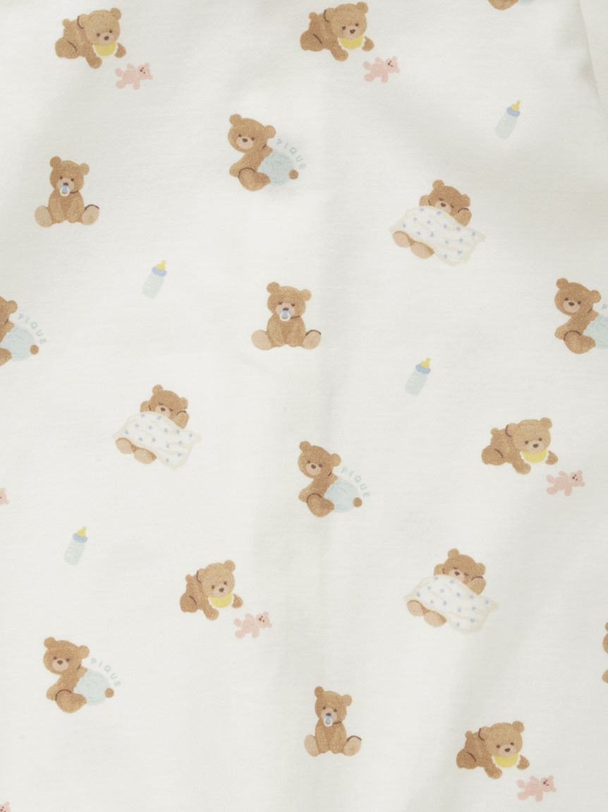 BABY】新生児ベビーベア2WAYオール(新生児 (50cm))｜ルームウェア