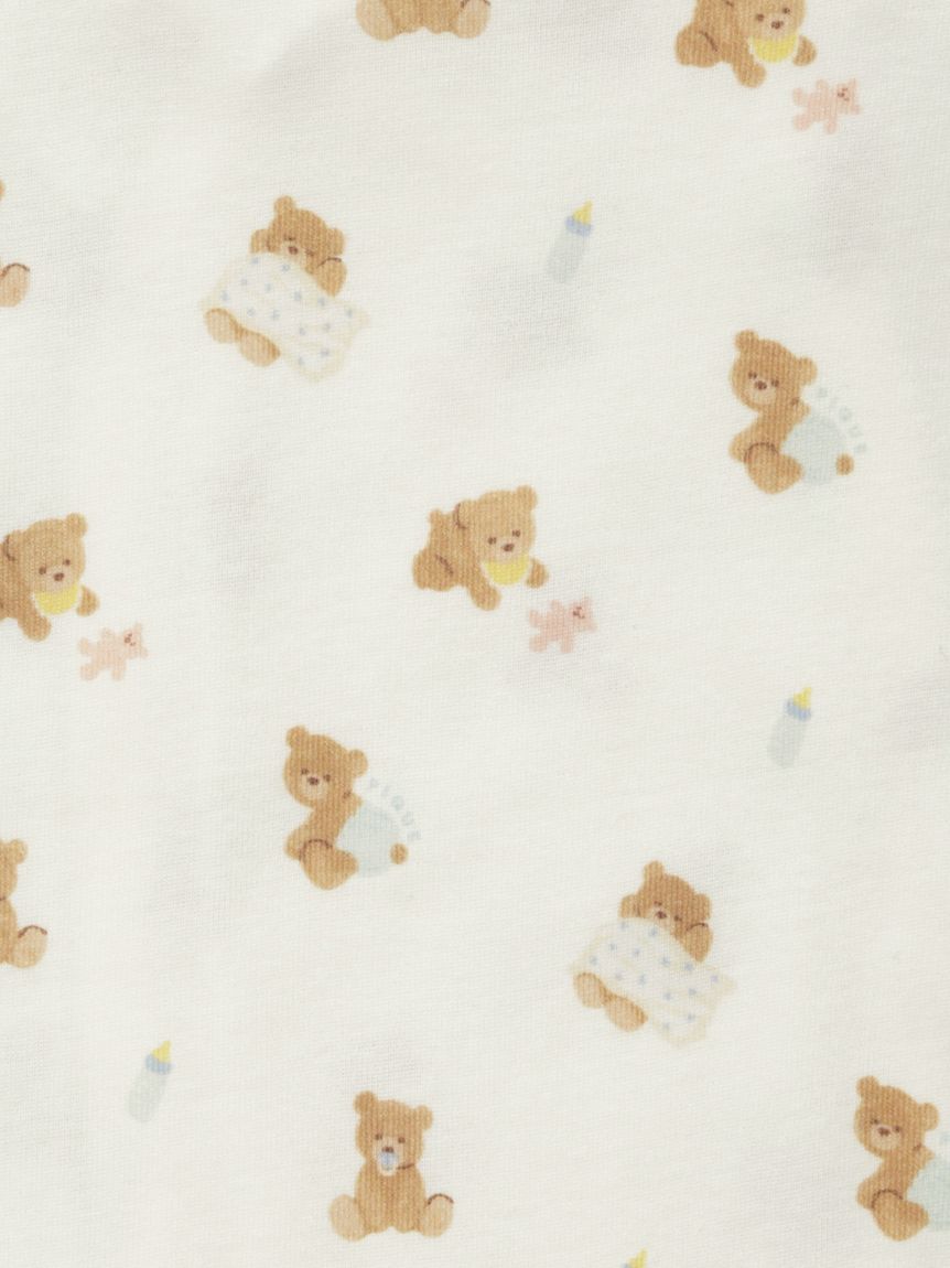 BABY】新生児ベビーベアコンビ肌着(新生児 (50cm))｜ルームウェア