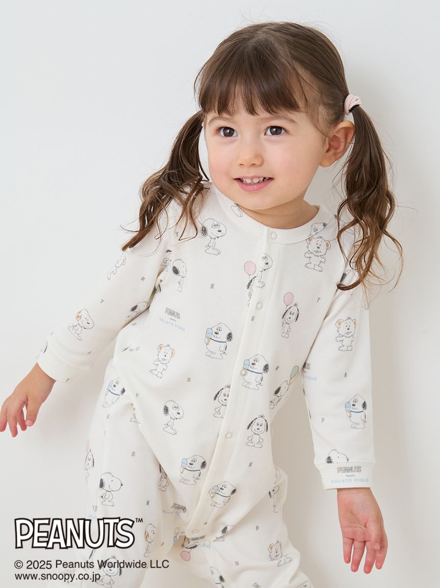 PEANUTS PUPPIES】【BABY】総柄ロンパース(ロンパース)｜ルームウェア