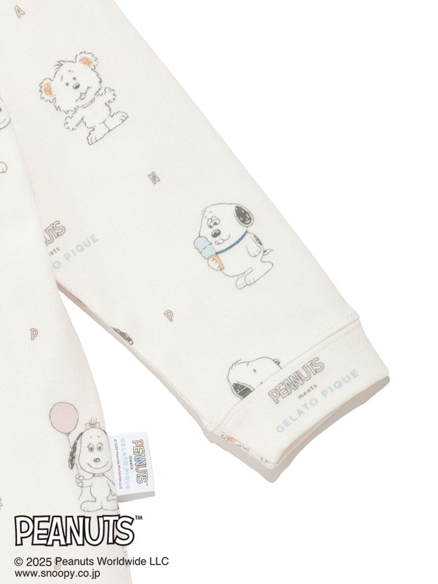 PEANUTS PUPPIES】【BABY】総柄ロンパース(ロンパース)｜ルームウェア