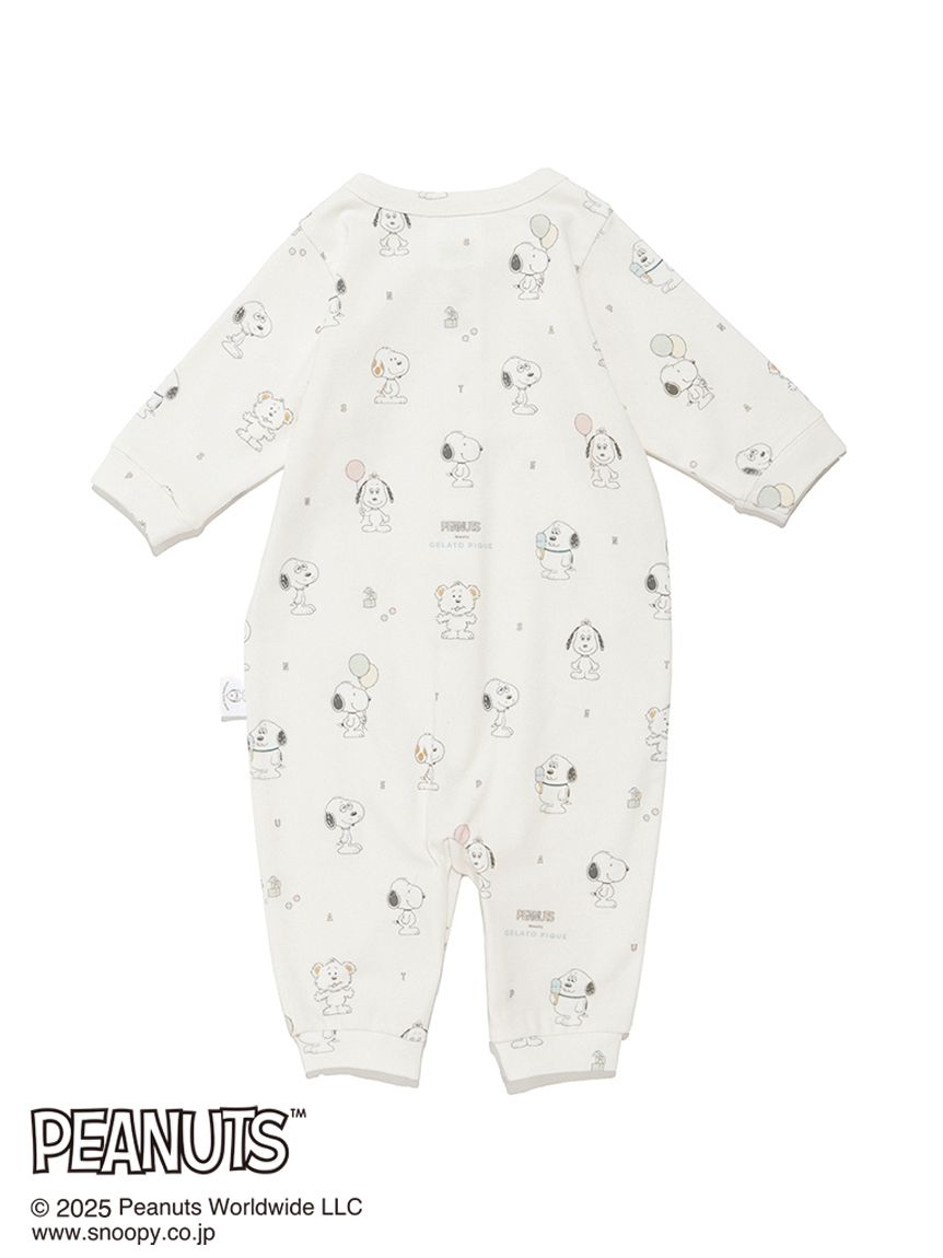 PEANUTS PUPPIES】【BABY】新生児 総柄2WAYオール(新生児 (50cm