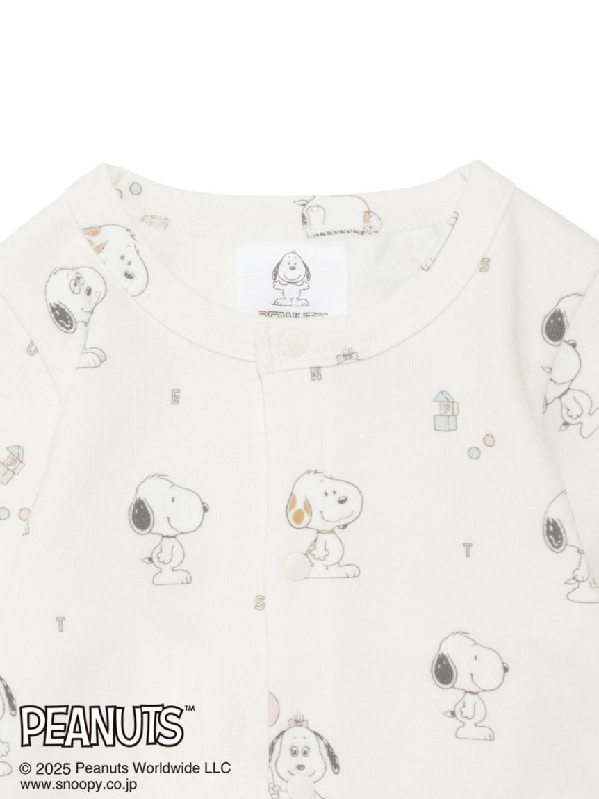 PEANUTS PUPPIES】【BABY】新生児 総柄2WAYオール(新生児 (50cm