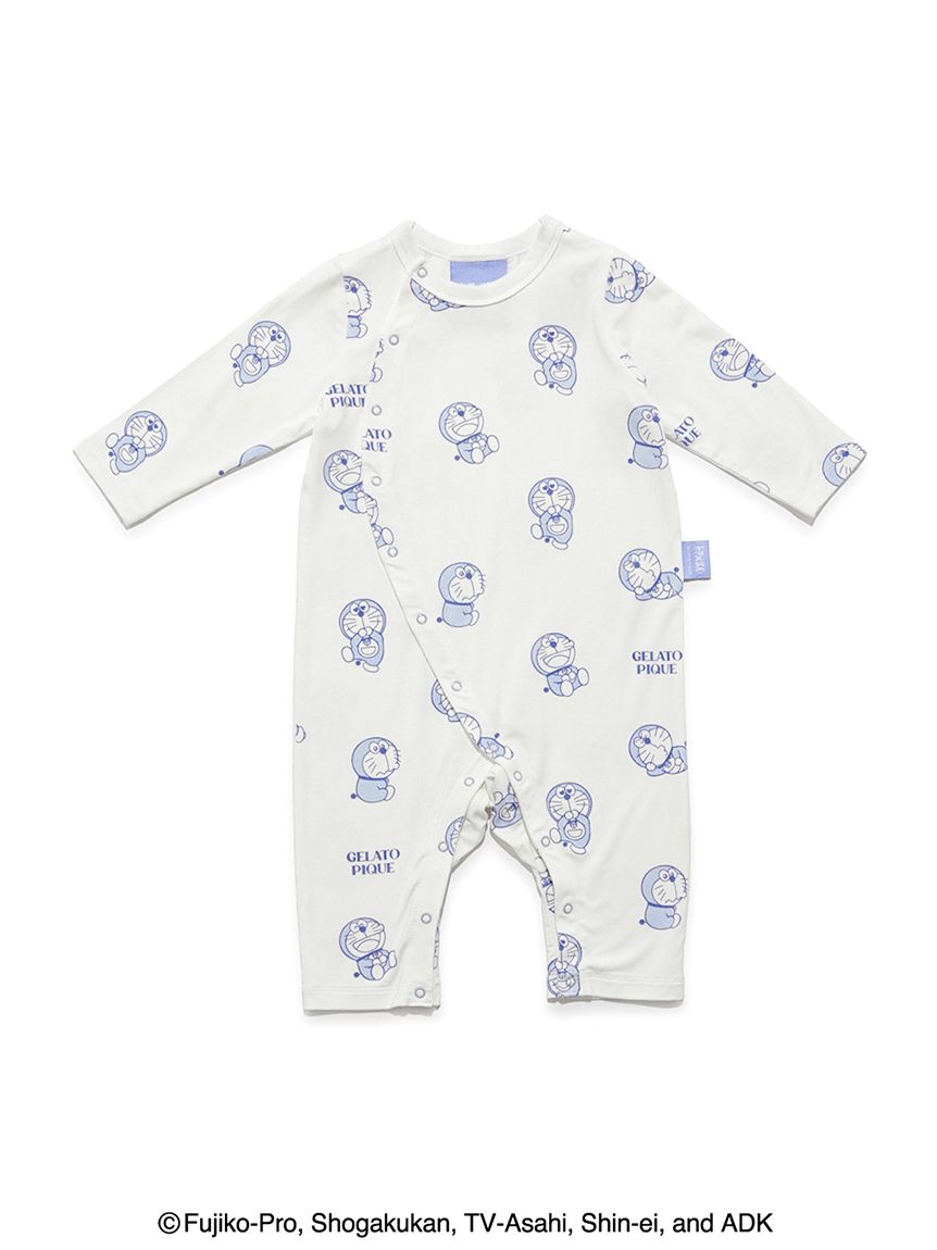 ドラえもん】【ベビー】総柄ロンパース(ロンパース)｜ルームウェア