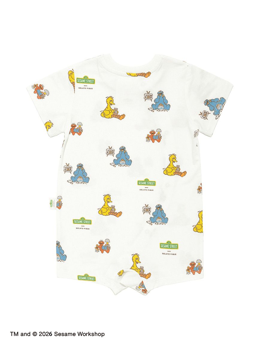 SESAME STREET】【BABY】総柄ロンパース(ロンパース)｜ルームウェア