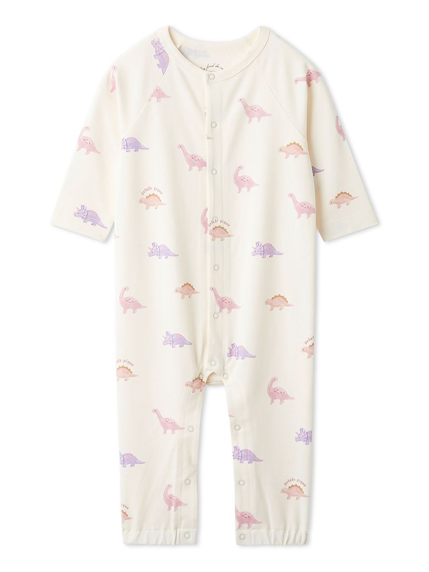 ジェラピケ ベビー ロンパース スタイ 現行品 BABY】ダイナソー柄ロンパース(ロンパース)｜ルームウェア・パジャマ