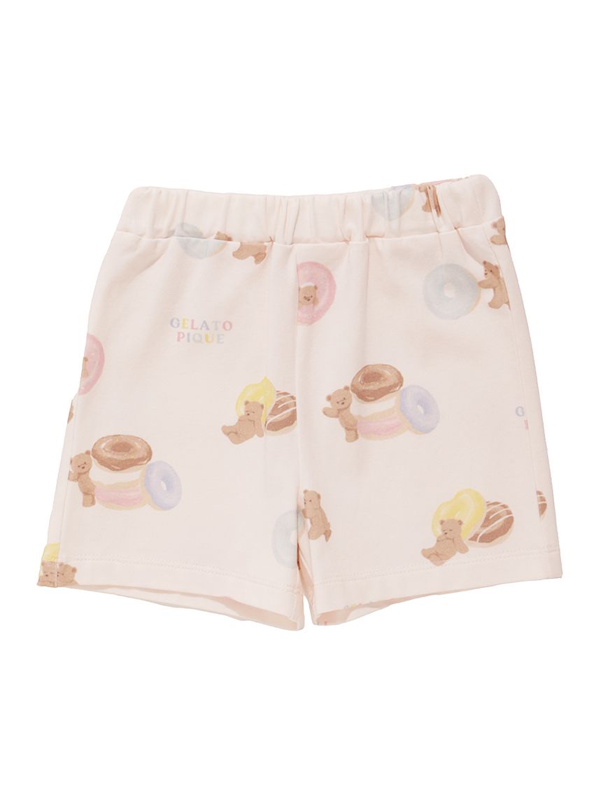 【新品】ジェラートピケ　ドーナツベア　Tシャツ&ショートパンツ　ピンク ジェラート ピケ キッズ＆ベビー GELATO PIQUE KIDS & BABY