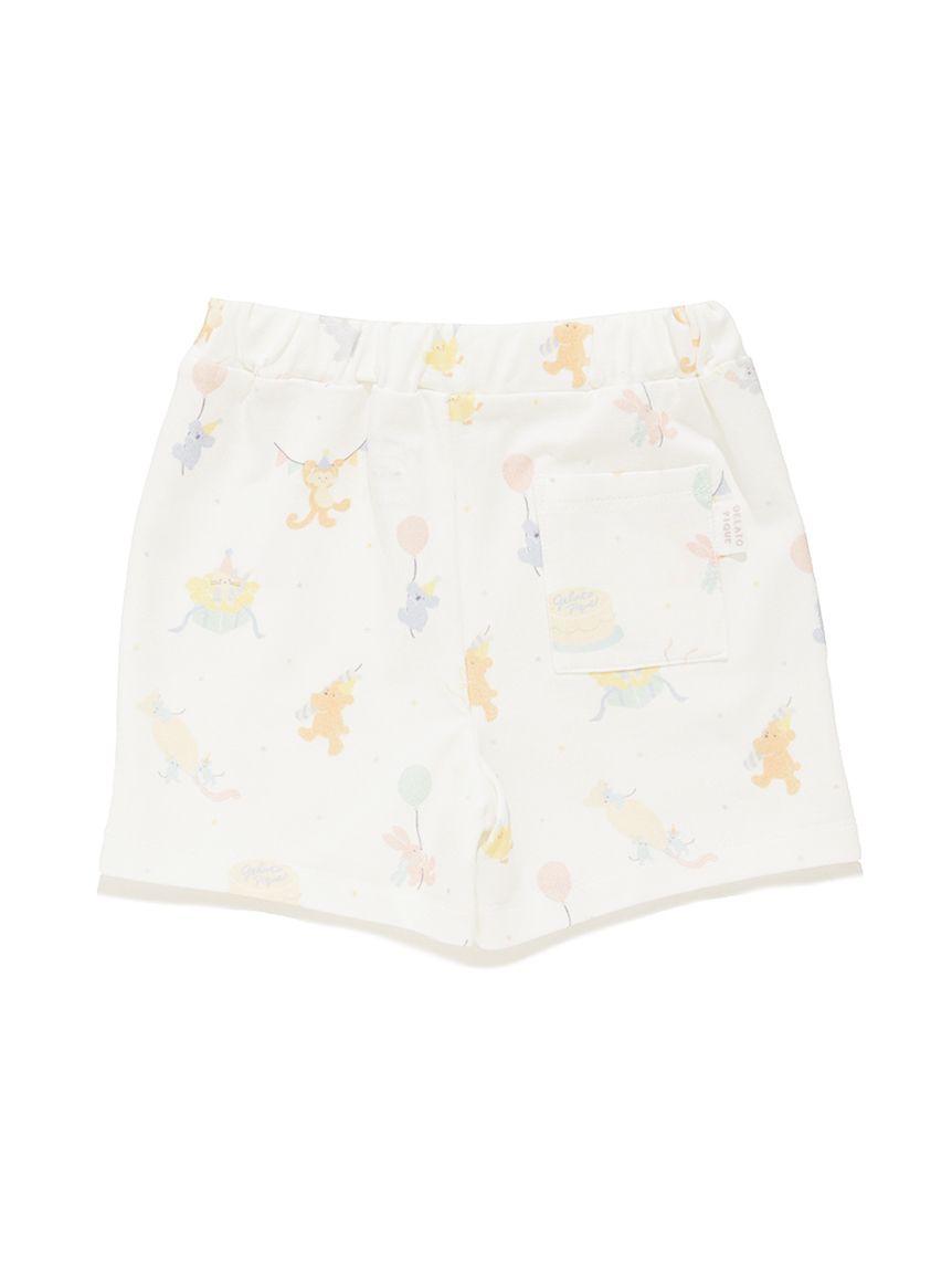 Duffy ジェラートピケ ショートパンツ 白＆青 2枚セット おまけ付き 販路限定】【BABY】アニバーサリー柄ショートパンツ(ショート