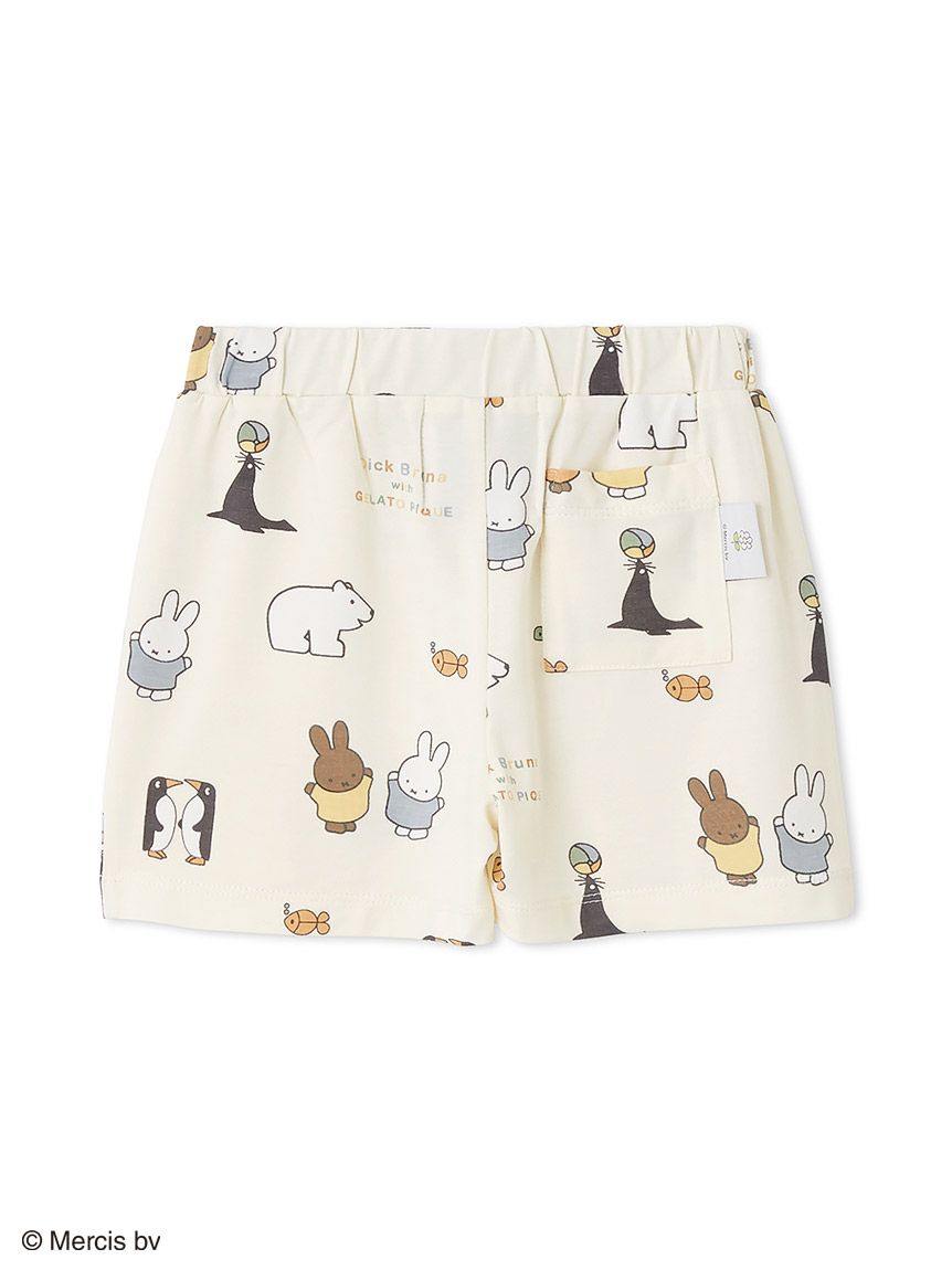 新品♡ジェラートピケ Dick Bruna 接触冷感　ショートパンツ　ミッフィー Dick Bruna】【接触冷感】総柄ショートパンツ(ショートパンツ