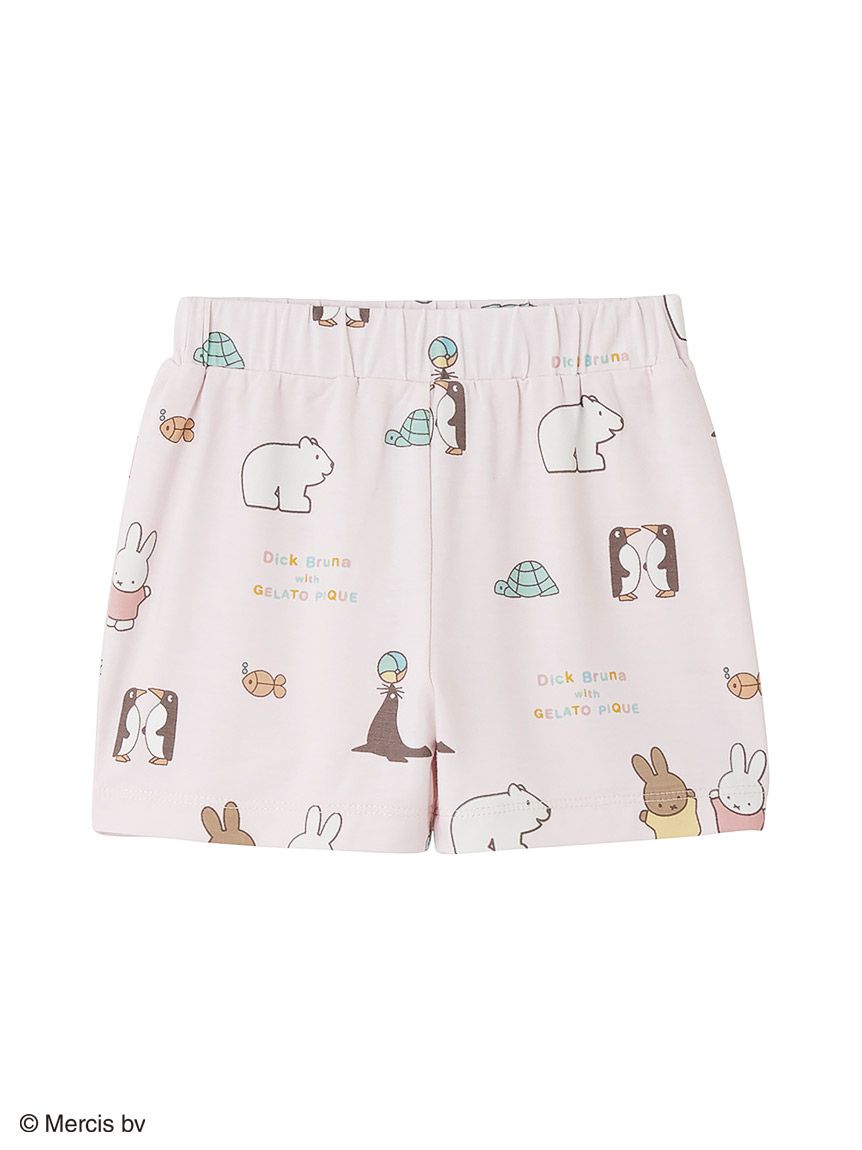【Dick Bruna】ベビモコパーカ&ショートパンツセット　ミッフィー ジェラートピケ gelato pique 【Dick Bruna】ベビモコパーカ