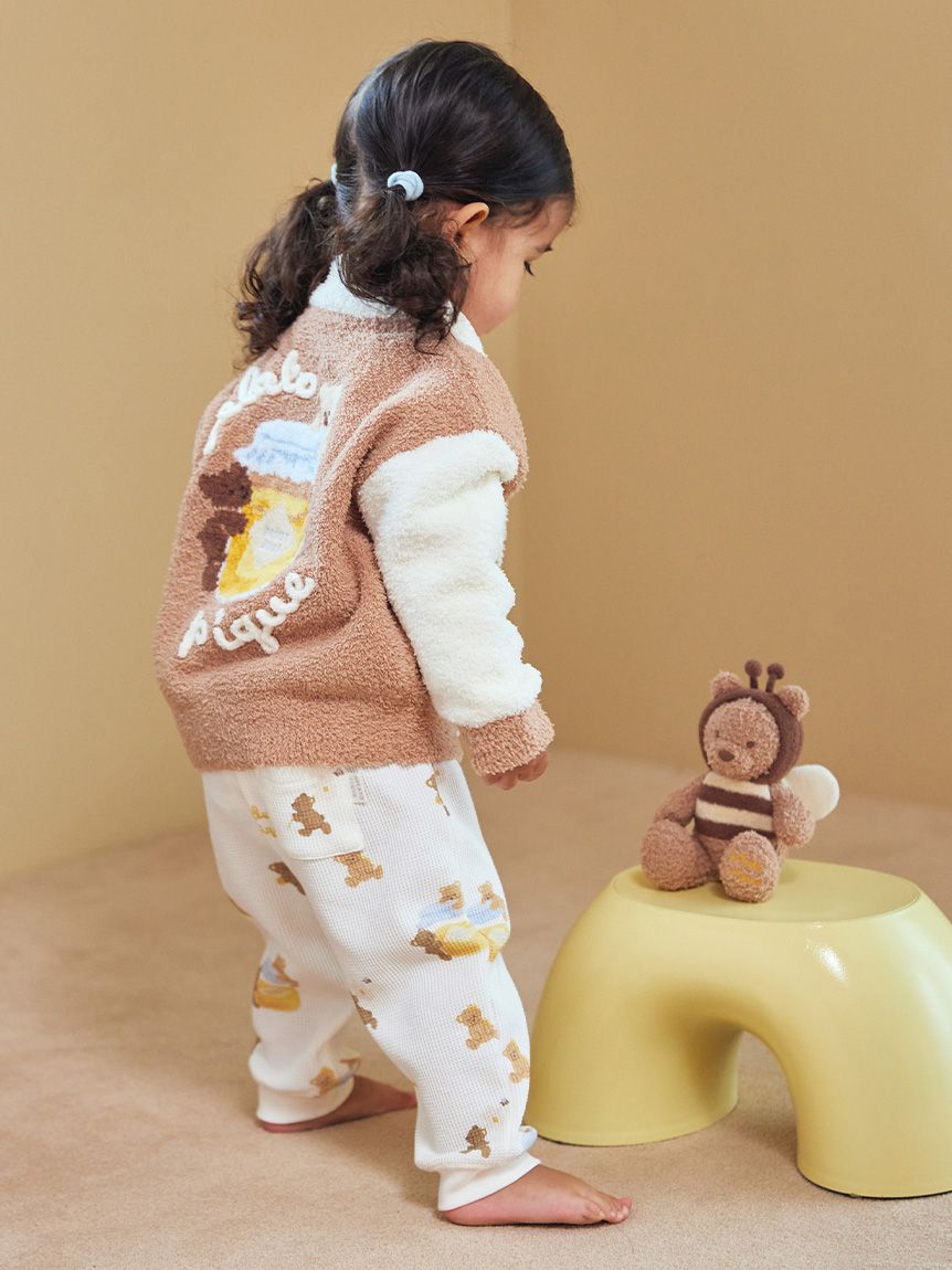 新品♪ジェラートピケ　モコモコくまちゃんロングパンツ ベビモコロングパンツ(ロングパンツ)｜ルームウェア・パジャマ