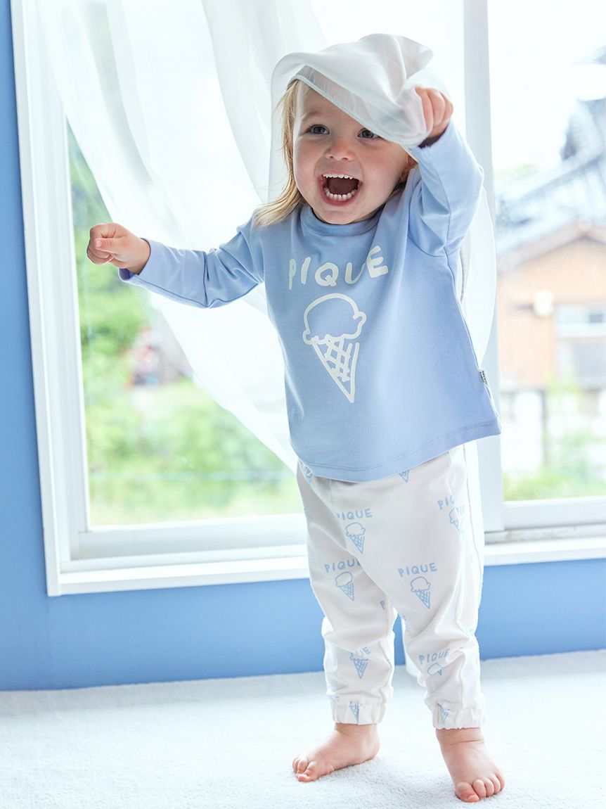 BABY】ペイント柄ロングパンツ(ロングパンツ)｜ルームウェア・パジャマ