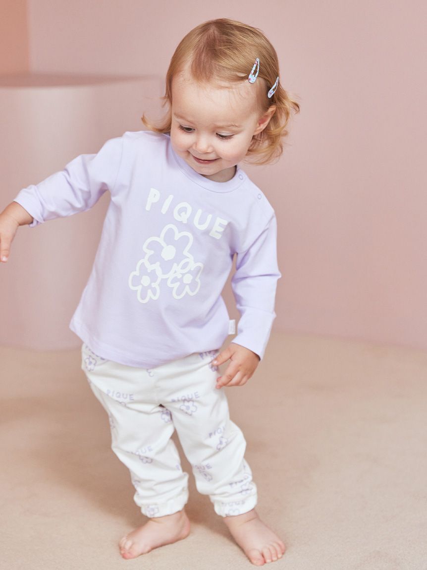 BABY】ペイント柄ロングパンツ(ロングパンツ)｜ルームウェア・パジャマ