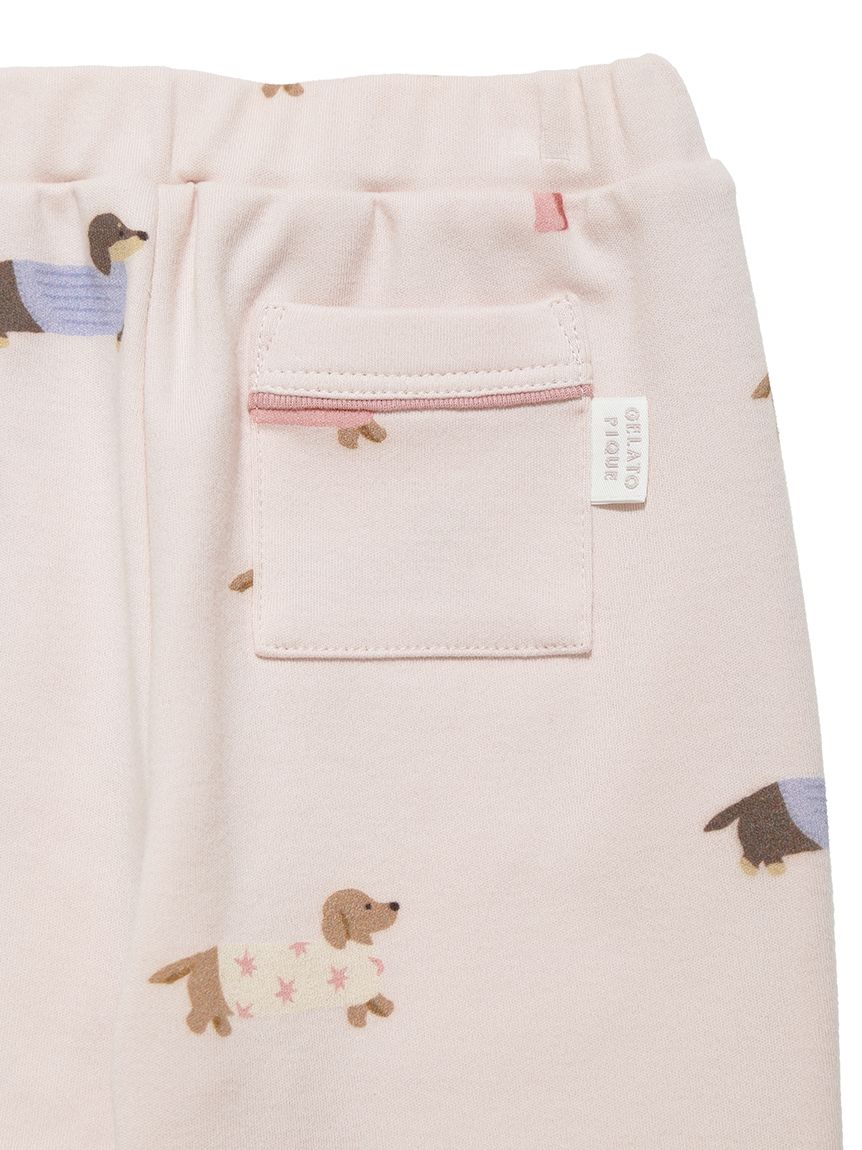 BABY】ダックスフンド柄ロングパンツ(ロングパンツ)｜ルームウェア