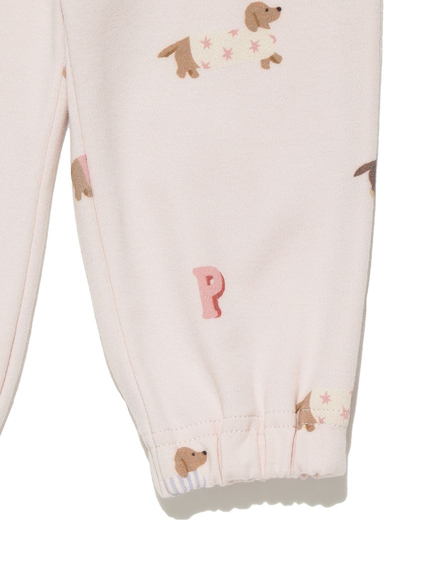 BABY】ダックスフンド柄ロングパンツ(ロングパンツ)｜ルームウェア