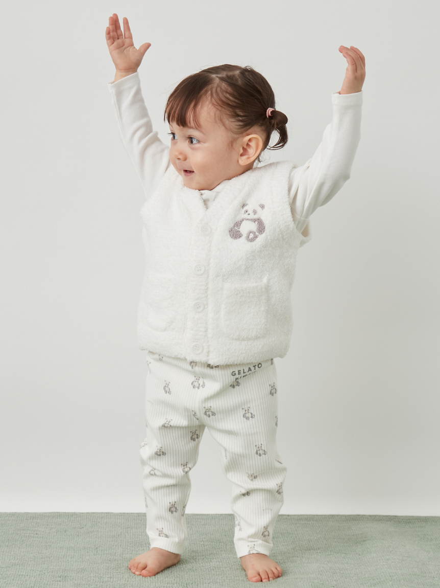 BABY】ぬいぐるみ柄レギンスパンツ(カットソー＆Tシャツ)｜ルーム