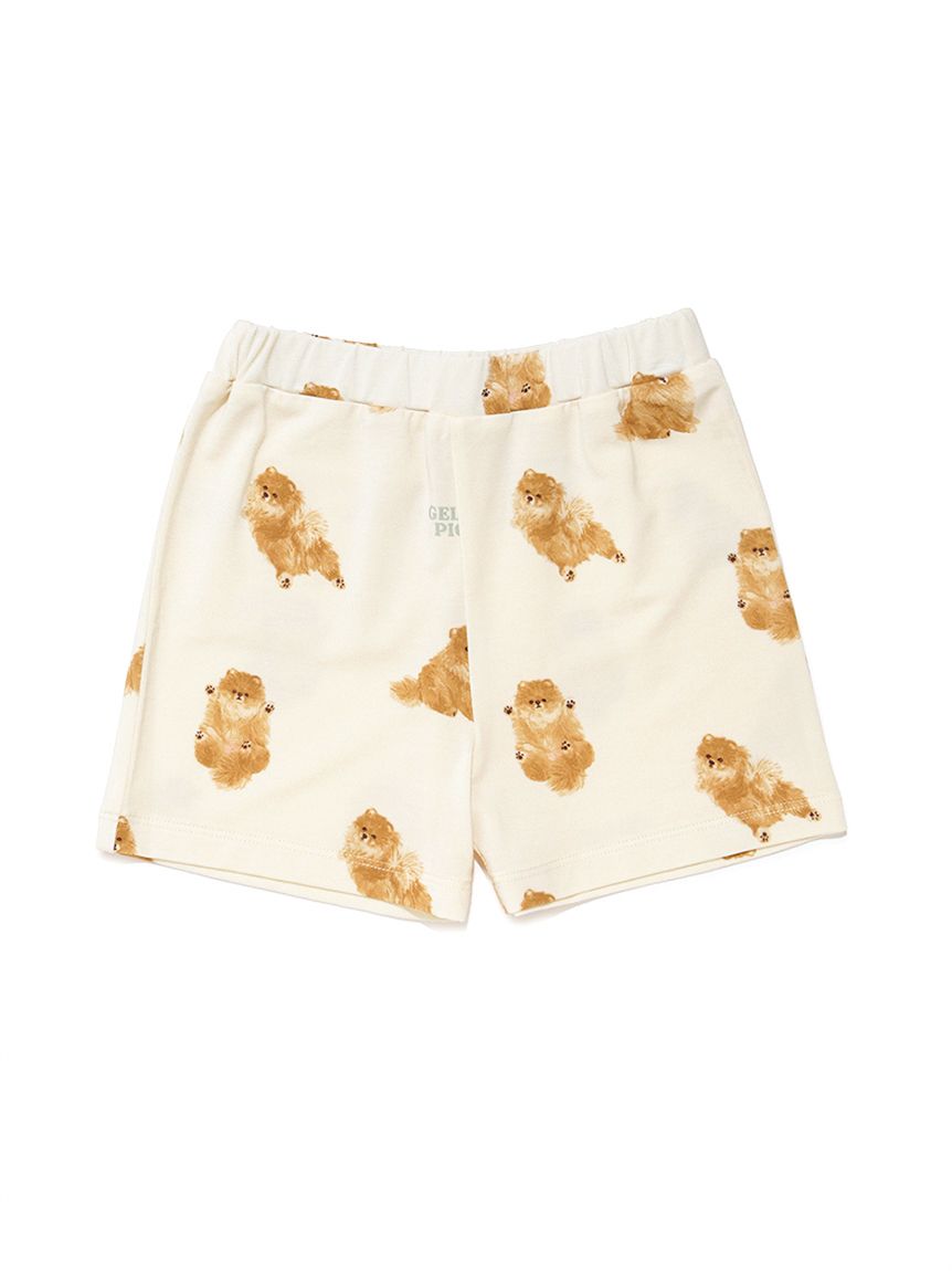 グニフニ♡シェニールのわんちゃんショートパンツ BABY】ドッグ柄ショートパンツ(ショートパンツ)｜ルームウェア