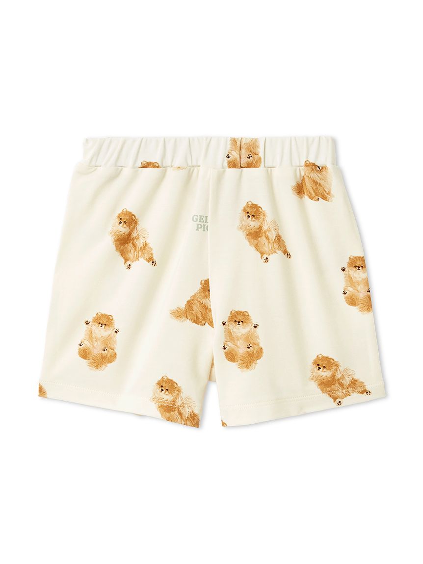 グニフニ♡シェニールのわんちゃんショートパンツ BABY】ドッグ柄ショートパンツ(ショートパンツ)｜ルームウェア