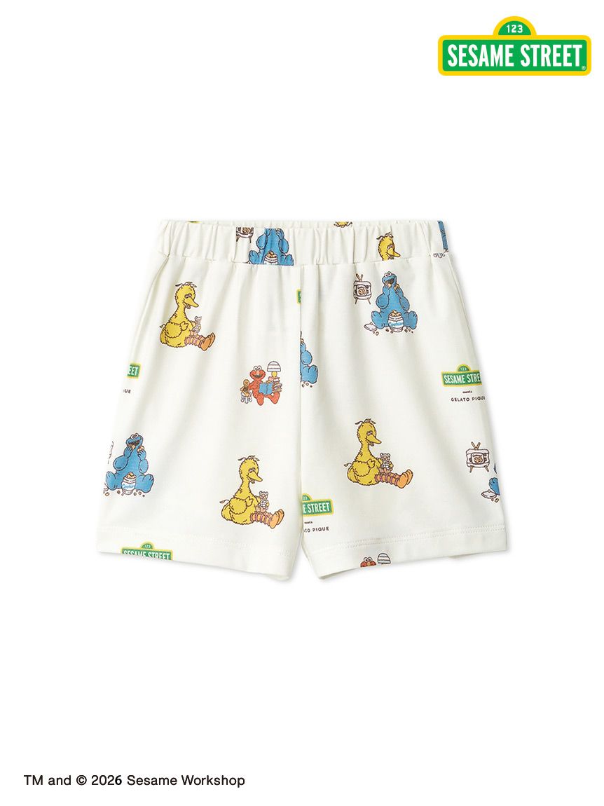 SESAME STREET】【BABY】総柄ショートパンツ(ショートパンツ)｜ルーム