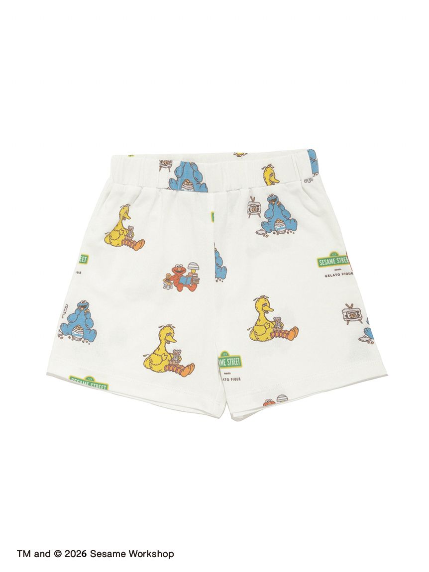 SESAME STREET】【BABY】総柄ショートパンツ(ショートパンツ)｜ルーム