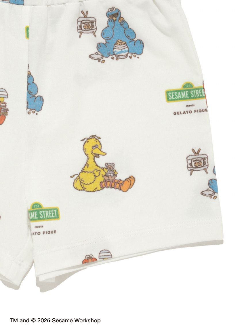 SESAME STREET】【BABY】総柄ショートパンツ(ショートパンツ)｜ルーム