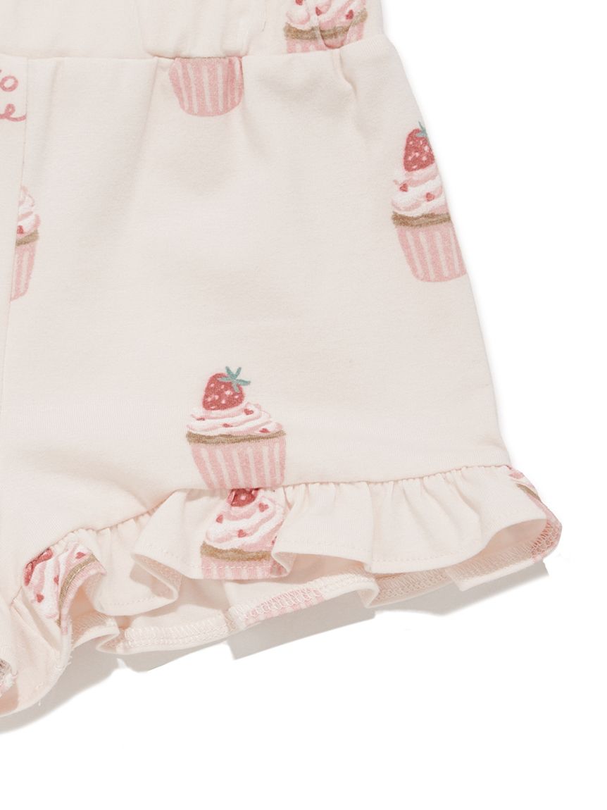 BABY】カップケーキ柄ショートパンツ(ショートパンツ)｜ルームウェア