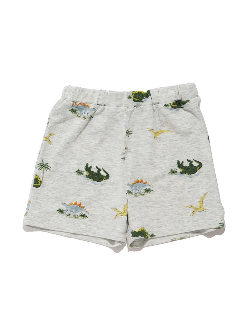 BABY】【接触冷感】スリーピングダイナソー柄ショートパンツ(ショート
