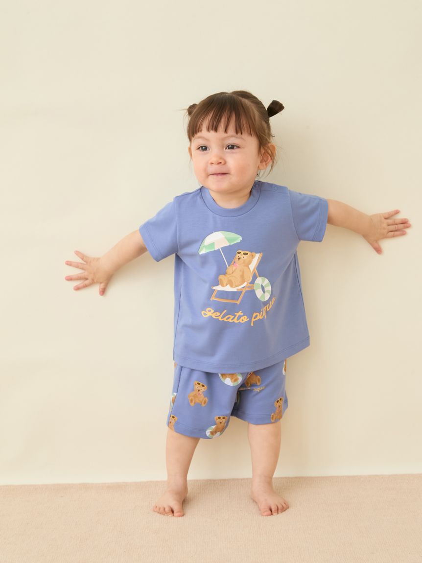 BABY】【接触冷感】サマーベア柄ショートパンツ(ショートパンツ
