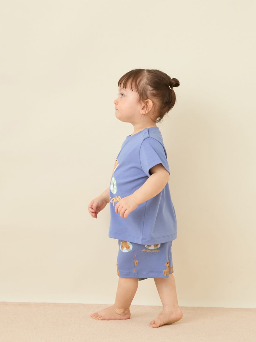 BABY】【接触冷感】サマーベア柄ショートパンツ(ショートパンツ