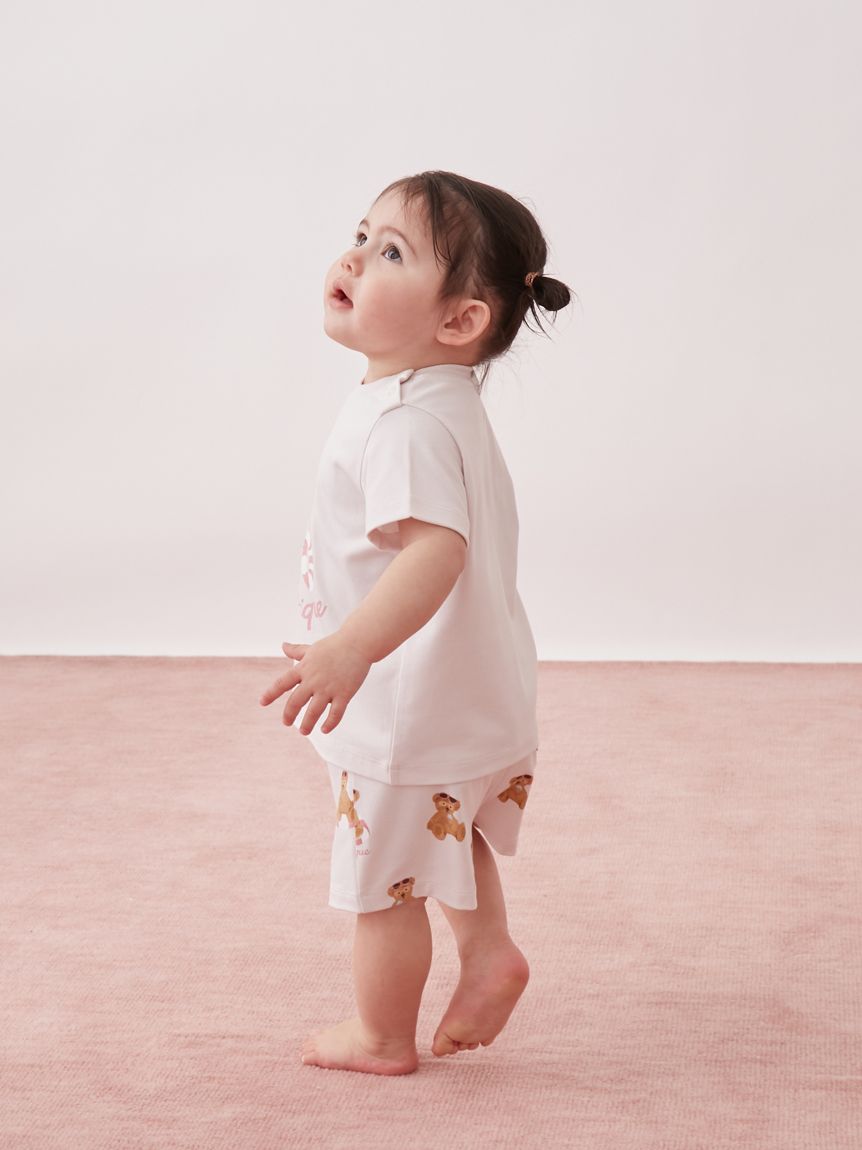 BABY】【接触冷感】サマーベア柄ショートパンツ(ショートパンツ