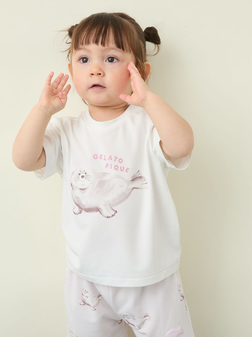 BABY】【接触冷感】シーアニマル柄ショートパンツ(ショートパンツ
