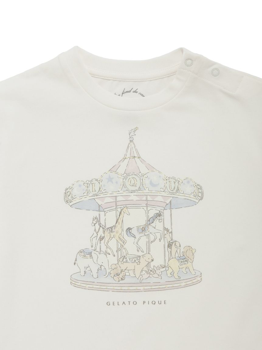 【BABY】メリーゴーランドワンポイントTシャツ | PBCT241459