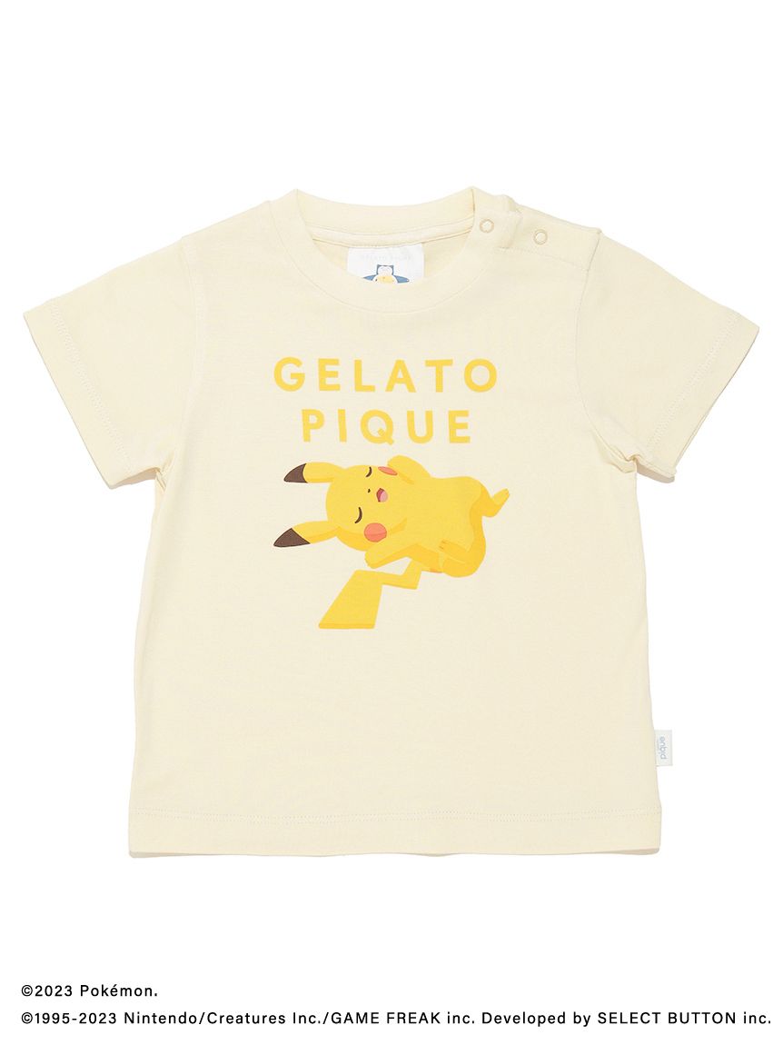 ポケモンスリープ】【ベビー】接触冷感プリントTシャツ＆ショートパンツセット(カットソー＆Tシャツ)｜ルームウェア・パジャマ通販のgelatopique（ ジェラートピケ）公式サイト