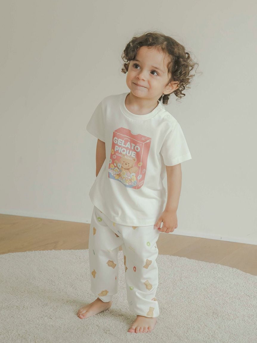 BABY】シリアルベアワンポイントTシャツ(カットソー＆Tシャツ)｜ルームウェア・パジャマ通販のgelatopique（ジェラートピケ）公式サイト