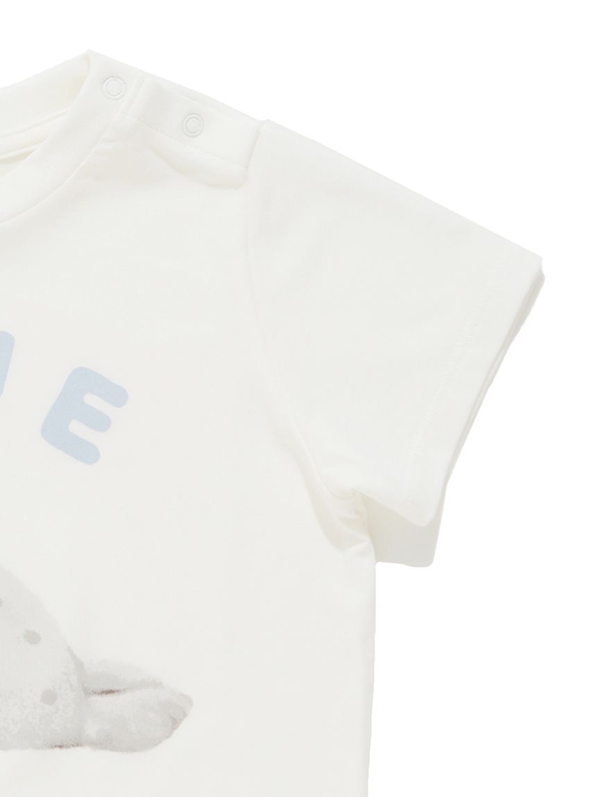 BABY】【接触冷感】あざらしワンポイントTシャツ(カットソー＆T