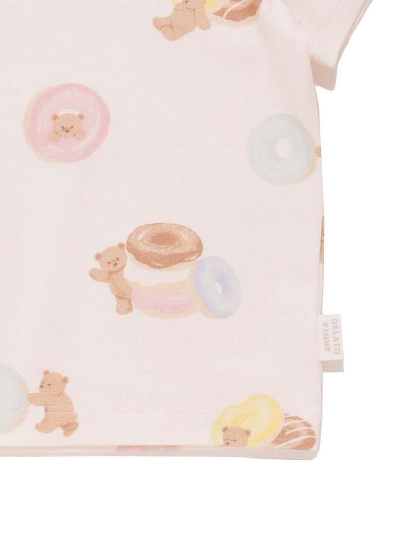 BABY】ドーナツベア柄Tシャツ(カットソー＆Tシャツ)｜ルーム