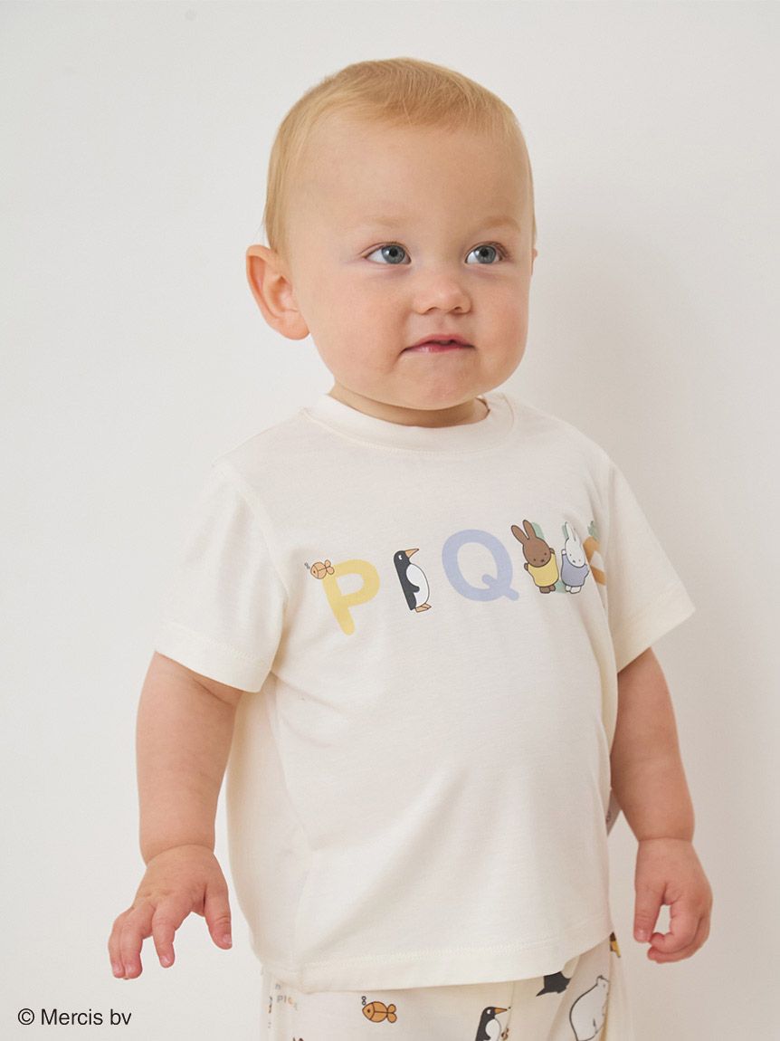 接触冷感　Dick Bruna ワンポイントTシャツ&ロングパンツ Dick Bruna】【接触冷感】ワンポイントTシャツ(カットソー・T
