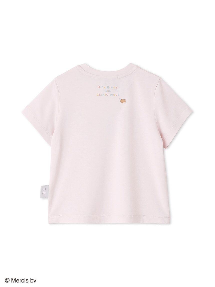 ジェラートピケ　接触冷感　Dick Bruna Tシャツ　ピンク　ミッフィー Dick Bruna】【接触冷感】ワンポイントTシャツ(カットソー・T