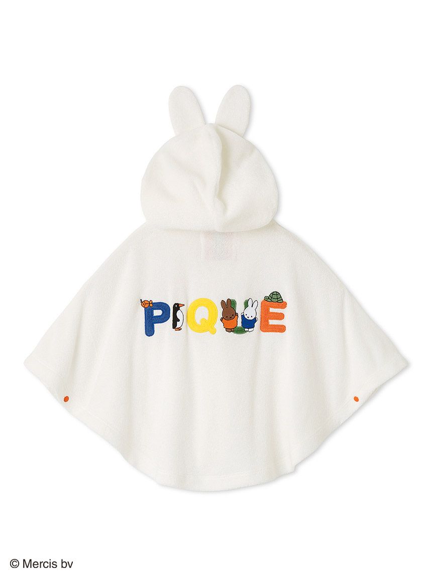 新品未開封 Dick Bruna ベビモコ パーカ&ショートパンツセットホワイト Dick Bruna】【BABY】miffy パイルポンチョ(ポンチョ・パーカ